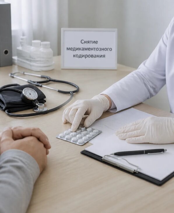 Снятие медикаментозного кодирования в Топках от 5067 р. | Медзона