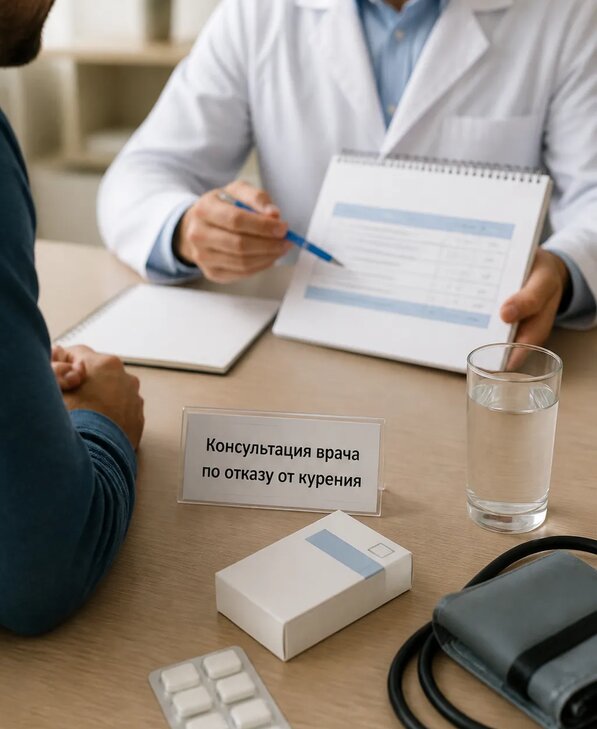Консультация врача по отказу от курения для взрослых в Топках